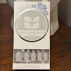 RED ASPEN “Acrylic Style” stunning stazie Dashes Short Squoval